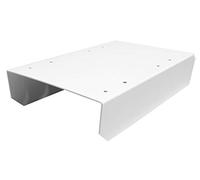 BURG-WÄCHTER, Support Mural pour Boîte aux Lettres, Face de Fixation Multi-Trous, Acier Galvanisé, Blanc