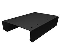 BURG-WÄCHTER, Support Mural pour Boîte aux Lettres, Face de Fixation Multi-Trous, Acier Galvanisé, Noir