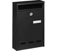 Burg Wächter WISMAR 771 S Boîte aux lettres acier noir avec serrure à clé