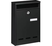 Burg Wächter WISMAR 771 S Boîte aux lettres acier noir avec serrure à clé