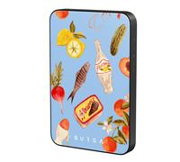 Burga Burga Powerbank magnétique 5 000 mAh MagSafe et Qi2 Al Fresco / Gunmetal Multicolore