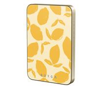 Burga Burga Powerbank magnétique 5 000 mAh MagSafe et Qi2 Lemon Tart / Or Multicolore