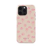 BURGA Coque de téléphone Compatible avec iPhone 15 Pro Max - Coque Hybride Rigide à 2 Couches + Coque de Protection en Silicone - Motif Vacances Tropicales - Résistante aux Rayures et aux Chocs