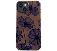 Burga Coque MagSafe pour iPhone 15 – Motif Velvet Night Élégante – Violet foncé