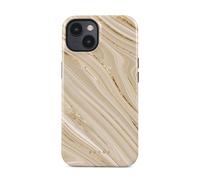 Burga Coque pour iPhone 15 Tough Antichocs Modèle Full Glam Beige