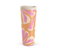 BURGA Gobelet de Voyage 700 ml - Gobelet Isotherme en Acier Inoxydable, garde les boissons chaudes 6 h et froides 24 h, couvercle rabattable étanche, compatible porte-gobelets