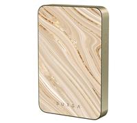 Burga Powerbank magnétique 5 000 mAh - Convient pour MagSafe et Qi2 - Full Glam / Or