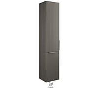 Burgbad armoire Eqio Burgbad HSFC035LF2010 35 x 176 x 32 cm, gris brillant, porte 2000 , gauche, poubelle