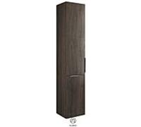 Burgbad armoire Eqio Burgbad HSFC035LF2012 35 x 176 x 32 cm, décor truffe marron, porte 2000 , gauche, poubelle