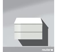 Burgbad Bel Meuble latéral, 2 tiroirs, USBD080F0590,