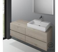 Burgbad Cube Meuble sous-vasque, 4 tiroirs, WWGU140RF3785,