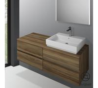 Burgbad Cube Meuble sous-vasque, 4 tiroirs, WWGU140RF3787,