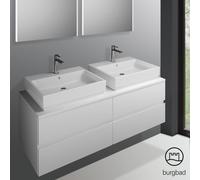 Burgbad Cube Meuble sous-vasque, 4 tiroirs, WWGU141F3781,