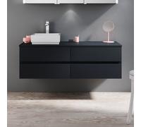 Burgbad Cube Meuble sous-vasque, 4 tiroirs, WWXZ140LF3797,