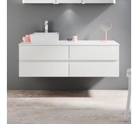 Burgbad Cube Meuble sous-vasque, 4 tiroirs, WWXZ140LF3798,