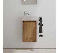 Burgbad Devio Meuble avec lave-mains, 1 porte, SHKE037LF7217C0001,