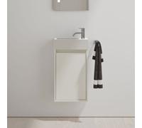 Burgbad Devio Meuble avec lave-mains, 1 porte, SHKE037RF7214C0001,