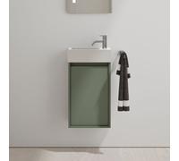 Burgbad Devio Meuble avec lave-mains, 1 porte, SHKE037RF7215C0001,