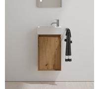 Burgbad Devio Meuble avec lave-mains, 1 porte, SHKE037RF7217C0001,