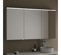 Burgbad Eqio Armoire de toilette, 3 portes, SPGS140RF6582,