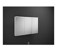 Burgbad Eqio Armoire de toilette SPGS120L 120x80x17cm, 3 portes, blanc très brillant