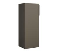 Burgbad Eqio Armoire mi-hauteur avec 1 porte, charniÃšre Ã gauche, largeur : 350mm, Couleur (avant/corps): Gris brillant / Gris brillant, poignÃ©e chromÃ©e G0146 - UH3525LF2010G0146