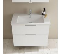 Burgbad Eqio Meuble avec vasque en céramique, 2 tiroirs, SEYQ083F2009C0001G0146,