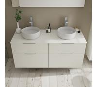 Burgbad Eqio Meuble avec vasque en céramique, 4 tiroirs, SGUO140F2009C0001G0146,