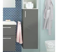 Burgbad Eqio Meuble suspendu, 1 porte, UH3525RF2010P95,