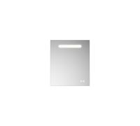 burgbad Eqio miroir lumineux avec éclairage LED, 1 interrupteur à capteur, support pour téléphone portable, 600x30x700mm, SIIX060PN258