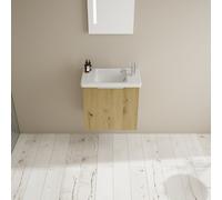 Burgbad Eqio Vasque en céramique avec meuble bas, SFPF053F5662C0001G0146,