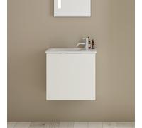 Burgbad Eqio Vasque en céramique slim avec meuble bas, SGZJ052F2009C0001G0146,