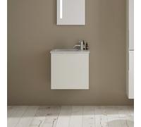 Burgbad Eqio Vasque en fonte minérale avec meuble bas, SHCI052F6582C0001G0146,