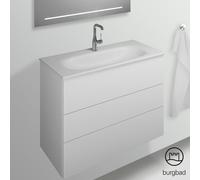 Burgbad Essence Meuble sous-vasque, 3 tiroirs, WWIL09TF3901,