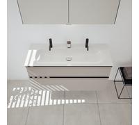 Burgbad Fiumo 2.0 Meuble avec plan vasque, 2 tiroirs, SHHD122F6924FOT60C0001G0200,