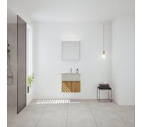 Burgbad Fiumo 2.0 Meuble avec vasque et armoire de toilette, SHGX062LF6928FOT2C0001G0146,