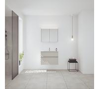 Burgbad Fiumo 2.0 Meuble avec vasque et armoire de toilette, SHGY082F6923FOT2C0001G0146,