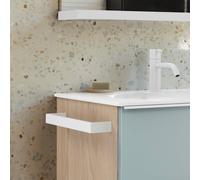 Burgbad Fiumo Barre porte-serviette de toilette, HHAP015,