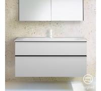 Burgbad Fiumo Meuble avec vasque, 2 tiroirs, SFXL122F3956C0001G0200,