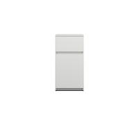 burgbad Lin20 Armoire basse, 2 tiroirs, 400x357x780mm, USJG040F5375, Couleur: Blanc mat