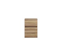burgbad Lin20 Armoire basse, 2 tiroirs, 400x407x580mm, USIT040F5357, Couleur: Cendres Dekor Cappuccino