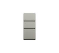 burgbad Lin20 Armoire basse, 3 tiroirs, 400x357x870mm, USIX040F5352, Couleur: Gris basalte mat avec chant laser