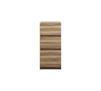 burgbad Lin20 Armoire basse, 3 tiroirs, 400x487x870mm, USIV040F5357, Couleur: Cendres Dekor Cappuccino