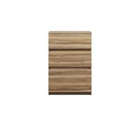 burgbad Lin20 Armoire basse, 3 tiroirs, 600x357x870mm, USIX060F5357, Couleur: Cendres Dekor Cappuccino