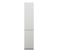 burgbad Lin20 Armoire haute sur pied avec 2 portes, éclairage intérieur LED, tiroirs intérieurs, charnières à droite, 400x345x2000mm, HSPN040RF5363, Couleur: Blanc brillant