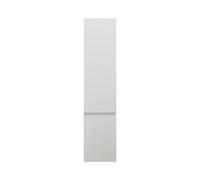 burgbad Lin20 Armoire haute suspendue avec 2 portes, éclairage intérieur LED, tiroirs intérieurs, charnières à droite, 400x345x1760mm, HSPH040RF5363, Couleur: Blanc brillant