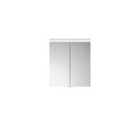 burgbad Lin20 Armoires de toilette avec éclairage LED, 2 portes, 600x700x170mm, SPQK060F5353, Couleur: Décor chêne Urban
