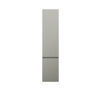Burgbad Lin20 Armoire haute avec 2 portes, charnières à gauche, 400x345x1760mm, HSPC040L, Couleur: Gris basalte mat avec chant laser