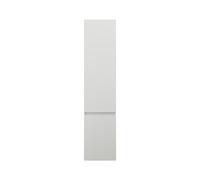 burgbad Lin20 Armoires hautes suspendues avec 2 portes, charnières à gauche, 400x245x1760mm, HSPD040LF5351, Couleur: Blanc mat avec bord laser
