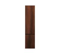 burgbad Lin20 Armoires hautes suspendues avec 2 portes, y compris tablettes angulaires, charnières à gauche, 400x345x1760mm, HSPE040LF5359, Couleur: Décor chêne rouille